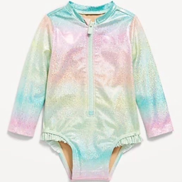 Baby girls swimsuit rashguard bundle lot NWOT - Picture 2 of 13